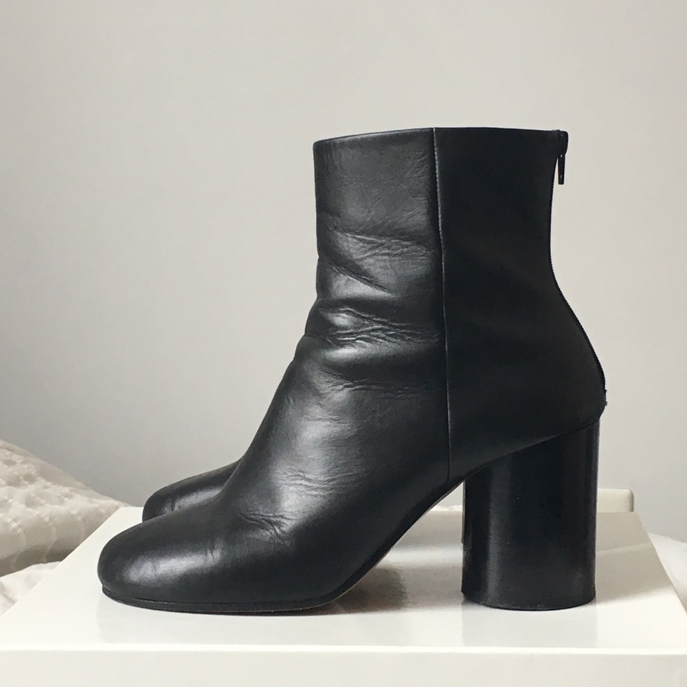 Maison Margiela Cylinder Heel Round Toe Sock Boot